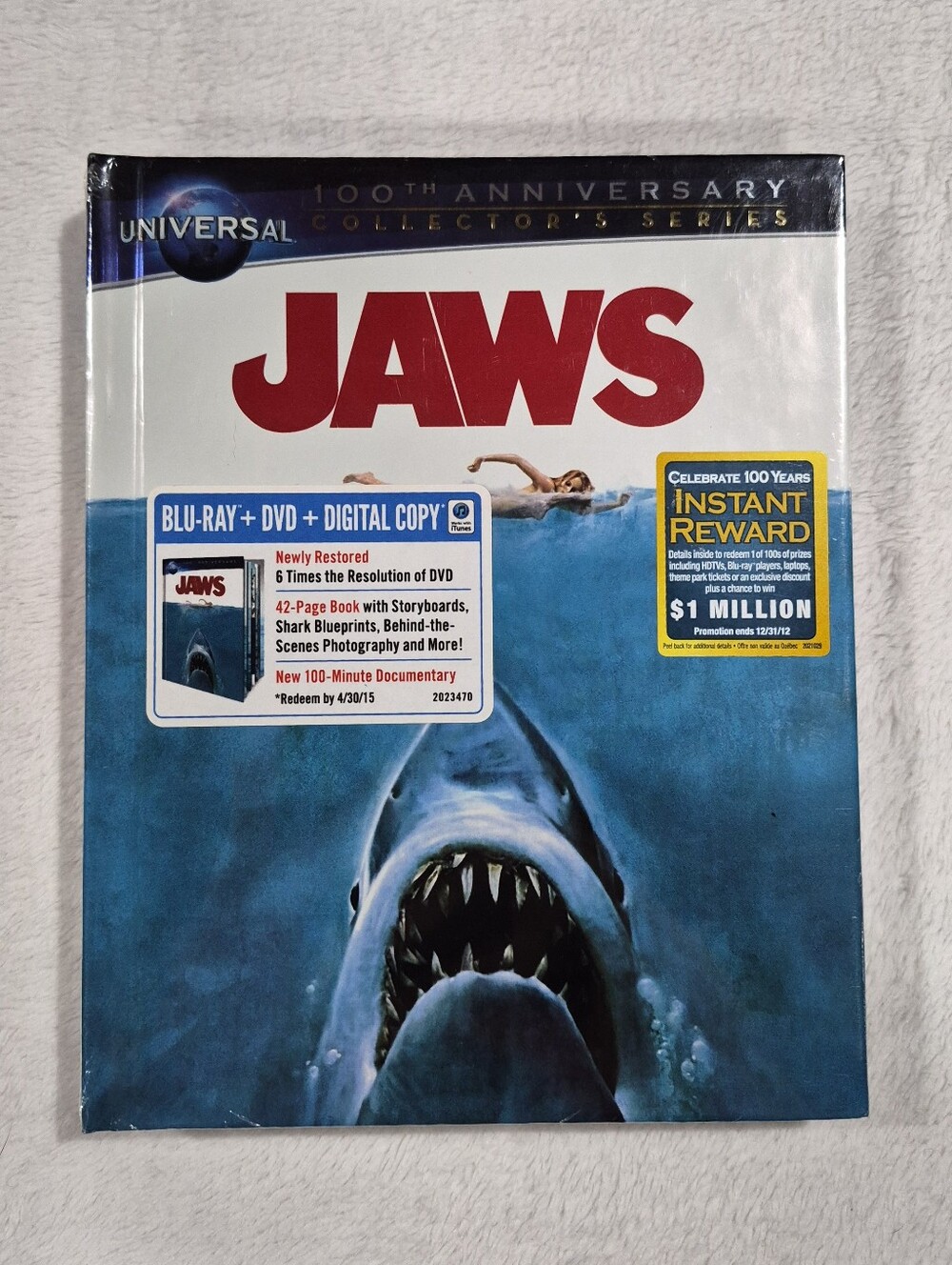 Jaws Blu-Ray DigiBook BRAND NEW AMD SEALED BluRay + DVD